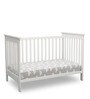Adley Solid Wood Crib in White Finish