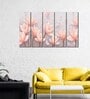 Admiring Flowers MDF Art Panel Set of 5