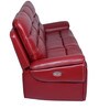 Adolf 3 Seater Recliner in Red Colour