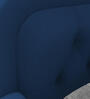 Adolf Velvet Single Size Bed in Royal Blue Colour