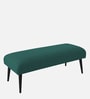 Adon Fabric Bench in Sea Green Colour