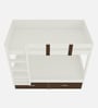 Adona Adonica Twin Bunkbed Left Ladder w/2 Drawers Coffee Walnut