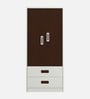 Adonica 2 Door Wardrobe With Drawers In Coffee Walnut Finish