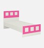 Adona Cordoba Kids Single Bed with Paneled Headboard and Footboard Ivory