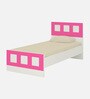 Adona Cordoba Kids Single Bed with Paneled Headboard and Footboard Ivory