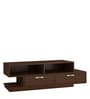Evita TV console in Coffee Walnut Finish