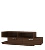 Evita TV console in Coffee Walnut Finish