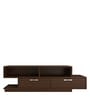 Evita TV console in Coffee Walnut Finish