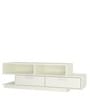 Evita TV console with 2 Drawers in Ivory Finish