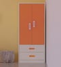Adonica Kids 2 Door Wardrobe in Light Orange Finish