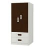 Adonica 2 Door Wardrobe With 2 Drawers In Coffee Walnut Colour