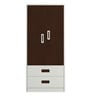 Adonica 2 Door Wardrobe With 2 Drawers In Coffee Walnut Colour