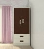 Adonica 2 Door Wardrobe With 2 Drawers In Coffee Walnut Colour