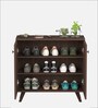 Adonis 12- Pairs 2 Door Shoe Cabinet in Wenge Finish