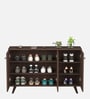 Adonis 3 Door Shoe Cabinet in Wenge Finish Adonis 3 Door Shoe Cabinet in Wenge Finish