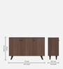 Adonis 3 Door Shoe Cabinet in Wenge Finish