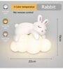 Adorable Sleeping Bunny on Cloud LED Wall Lamp   Soft Glow Nursery Night Light for Kids' Room & Playroom