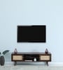 Adorf Sheesham Wood Two Door TV Console In Scratch Resistant Provincial Teak Finish