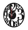 Adrean Engineered Wood Black Wall Clock