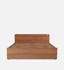 Adria Queen Size Bed in Imperial Oak Finish