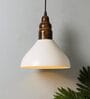 Adrial White Metal Hanging Light