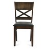 Adrian 6 Seater Dining Set in Dark Walnut Finish