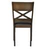 Adrian Solid Wood 6 Seater Dining Set in Dark Walnut Finish with Bench