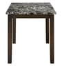 Adrian Solid Wood 6 Seater Dining Set in Dark Walnut Finish with Bench