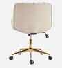 Adrian Leatherette Guest Chair In Beige Colour