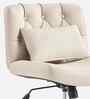 Adrian Leatherette Guest Chair In Beige Colour