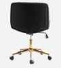 Adrian Leatherette Guest Chair In Black Colour