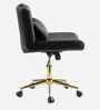 Adrian Leatherette Guest Chair In Black Colour