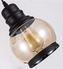 Adriana Black Glass Hanging Light