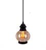Adriana Black Glass Hanging Light