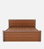 Adriana Queen Size Bed in Walnut Finish
