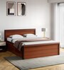 Adriana Queen Size Bed in Walnut Finish