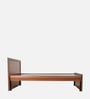 Adriana Single Bed in Walnut Finish
