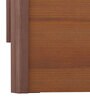 Adriana Single Size Bed with Drawer Storage in Walnut Finish