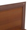Adriana Single Size Bed with Drawer Storage in Walnut Finish