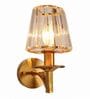 Hector Brass Metal and Glass Wall Sconces