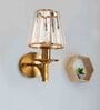 Hector Brass Metal and Glass Wall Sconces