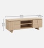 Adulis TV Unit In Light Oak Finish Adulis TV Unit In Light Oak Finish