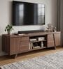 Adulis TV unit In Planked Walnut Finish