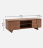 Adulis TV unit In Planked Walnut Finish