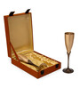 Advaith 180ml Gold & Black (Set of 2) Brass Champagne Glass