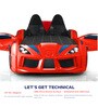 Advanced Racing Car Bed In Red Colour with Mattress