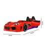 Advanced Racing Car Bed In Red Colour with Mattress