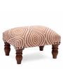 Adya Foot Stool in Maroon Colour