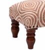 Adya Foot Stool in Maroon Colour