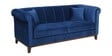 Aelber Velvet 3 Seater Sofa In Royal Blue Colour